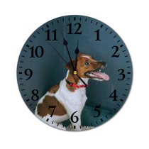yanfind Fashion PVC Wall Clock Adorable Attentive Bed Blanket Charming Chordate Creased Crumpled Cute Daytime Dog Mute Suitable Kitchen Bedroom Decorate Living Room