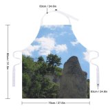 yanfind Custom aprons Natural Beauty Beautiful Rock Sky Clouds Landscape Outdoors Cloudy Trees white white-style1 70×80cm