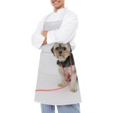 yanfind Custom aprons Adorable Attention Attentive Space Creature Doctor Dog Fluff Funny Fur Game Gaze white white-style1 70×80cm