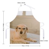 yanfind Custom aprons Accessory Adorable Bed Bedroom Calm Comfort Cozy Creature Cute Dog white white-style1 70×80cm