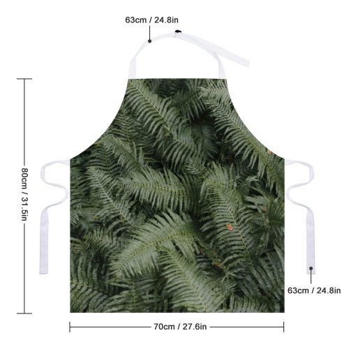 yanfind Custom aprons Abstract Abundance Botanic Botany Bush Space Cultivate Delicate Flora Foliage Forest white white-style1 70×80cm