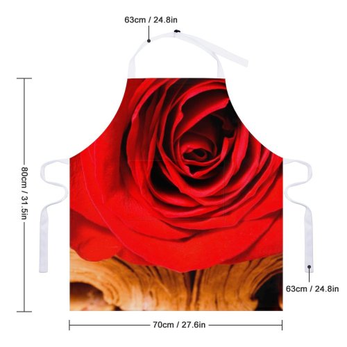 yanfind Custom aprons Flower Love Nobody Petals Plant Romantic Rosa Rose Spring white-style1 70×80cm
