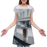 yanfind Custom aprons Aroma Bar Beverage Blurred Brew Café Cafeteria Caffeine Cappuccino Casual City Cocktail white white-style1 70×80cm