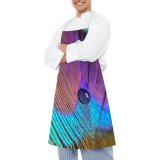 yanfind Custom aprons Art Texture Abstract Design Creativity Coloring Artistic Stripe Motley white white-style1 70×80cm