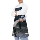 yanfind Custom aprons Adorable Affection Akita Inu Anonymous Bench Friend Bonding Casual Crop white white-style1 70×80cm