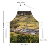 yanfind Custom aprons Architecture Building Calm Church Cottage Country Countryside Exterior Farm Field Hill white white-style1 70×80cm