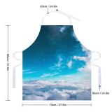 yanfind Custom aprons 4k Above Clouds Atmosphere Sky Cloudiness Form Cloudscape Cloudy Cumulus Downy white white-style1 70×80cm