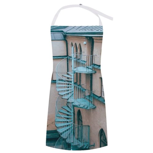 yanfind Custom aprons Accommodation Aged Apartment Architecture Block Building Cement City Community Complex Concrete Construction white white-style1 70×80cm