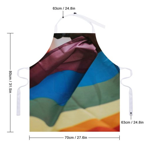 yanfind Custom aprons Activism Blurred Celebrate Colorful Community Concept Crop Demonstrate Discriminate Equal Ethnic Event white white-style1 70×80cm