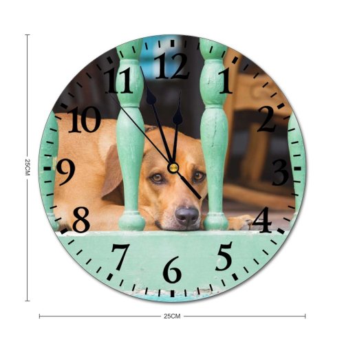 yanfind Fashion PVC Wall Clock Adorable Aged Architecture Bar Blurred Calm Charming Chill Chordate Contemplate Contemplative Mute Suitable Kitchen Bedroom Decorate Living Room