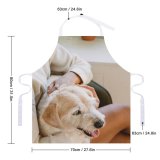 yanfind Custom aprons Adorable Apartment Bonding Caress Cheerful Comfort Cozy Crop Cute Dog white white-style1 70×80cm