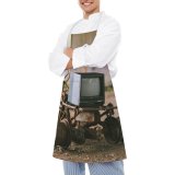 yanfind Custom aprons Abandoned Aged Antiquated Blurred Broken City Concrete Construction Space Corrosion Damage white white-style1 70×80cm