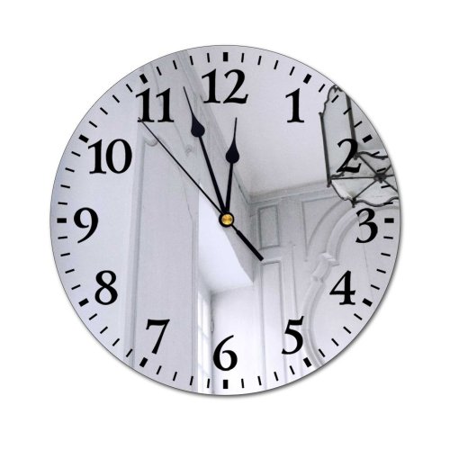 yanfind Fashion PVC Wall Clock Accommodation Architecture Art Atmosphere Building Ceiling Classic Creative Daylight Daytime Decor Decoration Mute Suitable Kitchen Bedroom Decorate Living Room