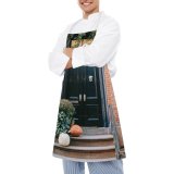 yanfind Custom aprons Architecture Barrier Brick Wall Brickwork Building City Construction Contemporary Detail District Door002 white white-style1 70×80cm