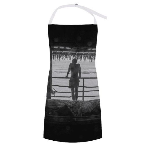 yanfind Custom aprons Admire Anonymous Balcony Beach Bw Chill Coast Idyllic Journey Leisure white white-style1 70×80cm
