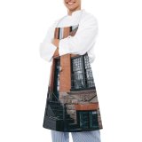 yanfind Custom aprons Accommodation Aged Architecture Area Brick Wall Building City Construction Daytime Design District white white-style1 70×80cm