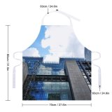 yanfind Custom aprons Architectural Design Architecture Building Clouds Exterior Futuristic Glass Items Panels High002 white white-style1 70×80cm