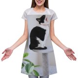 yanfind Custom aprons Adorable Apartment Awake Calm Cat Comfort Cozy Cute Fluff white white-style1 70×80cm