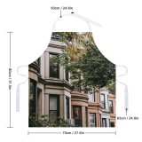 yanfind Custom aprons Accommodation Aged Architecture Area Building Calm City Condominium Construction Daylight Daytime white white-style1 70×80cm