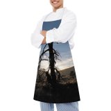 yanfind Custom aprons Mountains Desert Tree Silhouette Branches Sky Clouds Landscape Bspo06 white white-style1 70×80cm