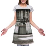 yanfind Custom aprons Abandoned Aged Architecture Brick Wall Broken Building Bw Cement Concrete Corrosion Crack white white-style1 70×80cm