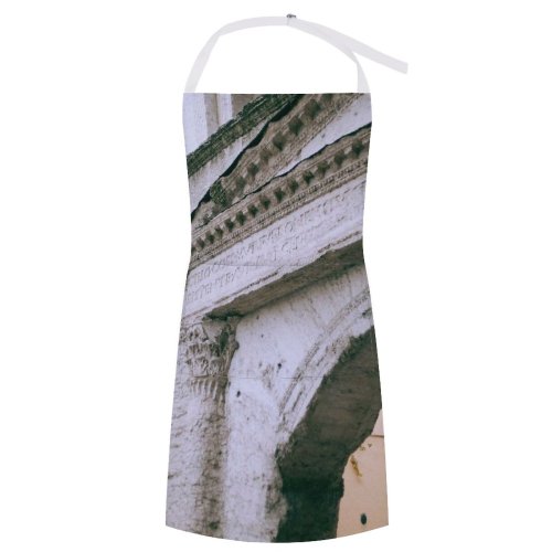 yanfind Custom aprons Aged Ancient Arch Architecture Archway Art Building Carve Classic Construction Detail Exterior white white-style1 70×80cm