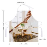 yanfind Custom aprons Accommodation Apartment Armchair Calm Chair Clean Comfort Construction Contemporary Cozy Daylight Daytime white white-style1 70×80cm