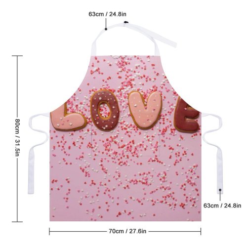 yanfind Custom aprons Affection Art Celebrate Colorful Concept Cookie Creative Decor Decoration Decorative Design white white-style1 70×80cm