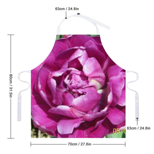 yanfind Custom aprons Flower Flowers Tulip Petals Stem Grow Flora Natural Season Seasonal Summer Spring white-style1 70×80cm