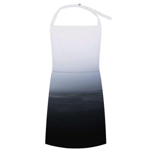 yanfind Custom aprons Fog Bad Visibility Mist Sea Stockholm Sweden Island Very Early Morning Landscape white white-style1 70×80cm