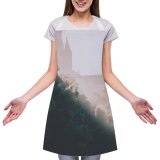 yanfind Custom aprons Accommodation Aged Ancient Apartment Architecture Building City Cloudless Community Construction Countryside Detail white white-style1 70×80cm