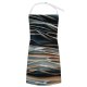 yanfind Custom aprons Art Wave Curve Dry Abstract Design Outdoors Metallic white white-style1 70×80cm