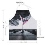 yanfind Custom aprons 4th July America Flag Architecture Building City Cityscape Dark District Downtown white white-style1 70×80cm