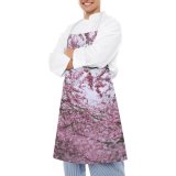 yanfind Custom aprons Aroma Aromatic Bloom Botanic Botany Branch Cherry Cloudless Colorful Delicate Flora white white-style1 70×80cm