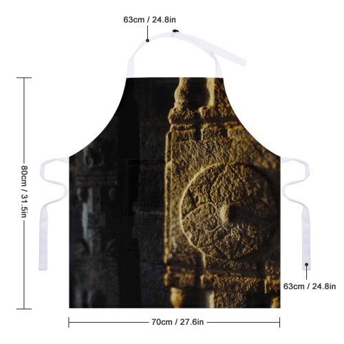 yanfind Custom aprons Abstract Aged Architecture Blurred Building Carve Construction Corrosion Decay Decorative Design white white-style1 70×80cm