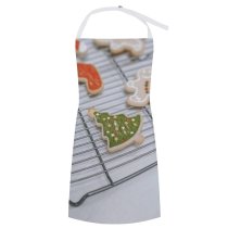 yanfind Custom aprons Aroma Assorted Baked Blurred Candy Cane Celebrate Christmas Colorful Cookie Cooling Creative white white-style1 70×80cm