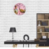yanfind Fashion PVC Wall Clock Appetizing Aromatic Arrangement Ball Beverage Cocktail Space Decorate Decoration Delectable Delicious Edible Mute Suitable Kitchen Bedroom Decorate Living Room