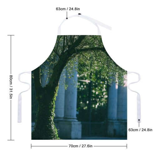 yanfind Custom aprons Aged Ancient Architecture Beauty Big Botany Branch Building Calm Castle Classic Column white white-style1 70×80cm