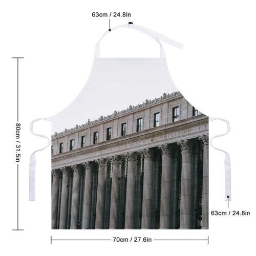 yanfind Custom aprons Aged America Architecture Art Building Center Classic Column Complex Construction Contemporary Creative white white-style1 70×80cm