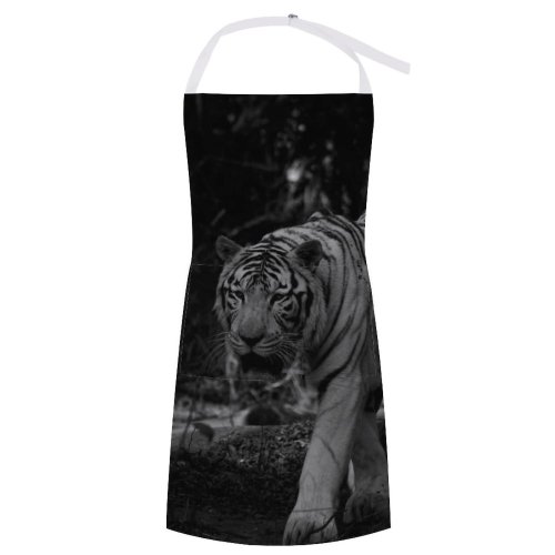 yanfind Custom aprons Adorable Beast Bw Calm Carnivore Cat Creature Cute Danger white white-style1 70×80cm