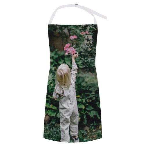 yanfind Custom aprons Adorable Alone Blond Bloom Botany Bush Casual Child Childhood Curious Cute white white-style1 70×80cm
