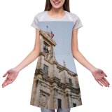yanfind Custom aprons Aged Ancient Architecture Attract Authentic Sky Building Burial City Classic Column Construction white white-style1 70×80cm