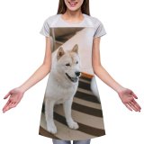yanfind Custom aprons Adorable Akita Inu Anonymous Apartment Armchair Home Carpet Creature Crop white white-style1 70×80cm