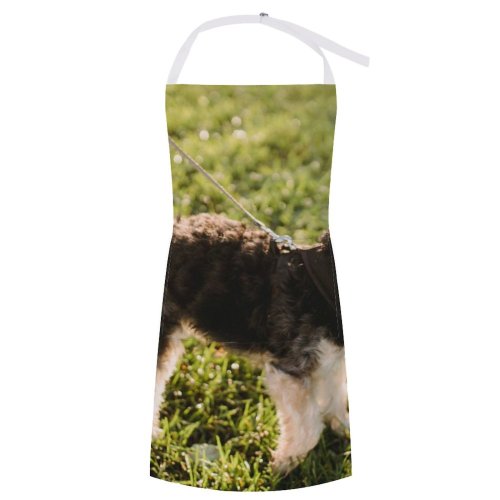 yanfind Custom aprons Adorable Anonymous Backlit Blurred Calm Charming Child Crop Cute Dog Faceless white white-style1 70×80cm