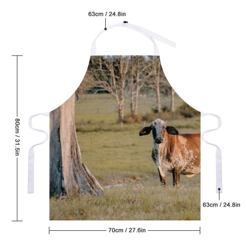 yanfind Custom aprons 014 white white-style1 70×80cm