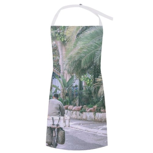 yanfind Custom aprons Active Anonymous Asphalt Bag Bicycle Bicyclist Bike Box Carry City Cyclist white white-style1 70×80cm