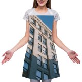 yanfind Custom aprons Accommodation Aged Architecture Sky Building City Cloudless Complex Condominium Construction Daytime Design white white-style1 70×80cm