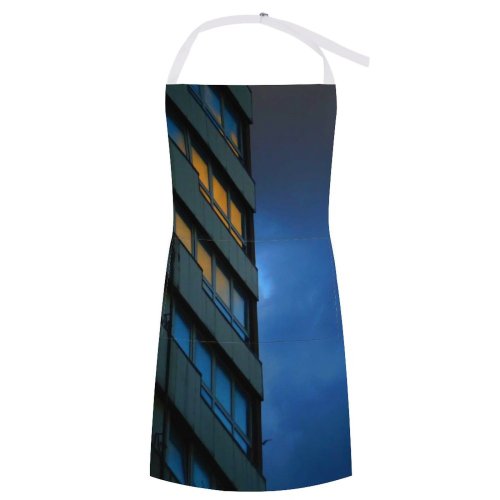 yanfind Custom aprons Architectural Design Architecture Building Clouds Exterior Futuristic Glass Items Panels High001 white white-style1 70×80cm
