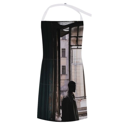 yanfind Custom aprons Aged Anonymous Architecture Damaged Light Design Flight Stairs Industrial Interior Natural white white-style1 70×80cm
