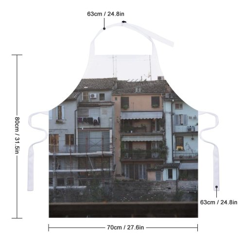 yanfind Custom aprons Accommodation Apartment Architecture Area Balcony Block Building City Community Complex Condominium Construction white white-style1 70×80cm